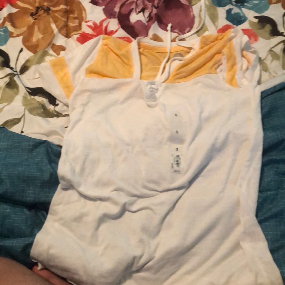 Top with lace in front